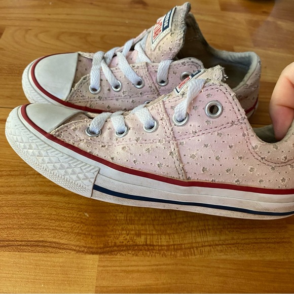 Converse Shoes Converse All Star Pink With Star Cutout Toddler 2